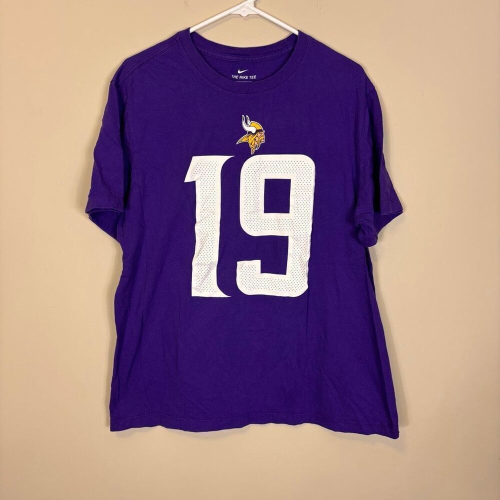 Nike The Nike Tee Minnesota Vikings Thielen #19 Jersey Tshirt Men's Large
